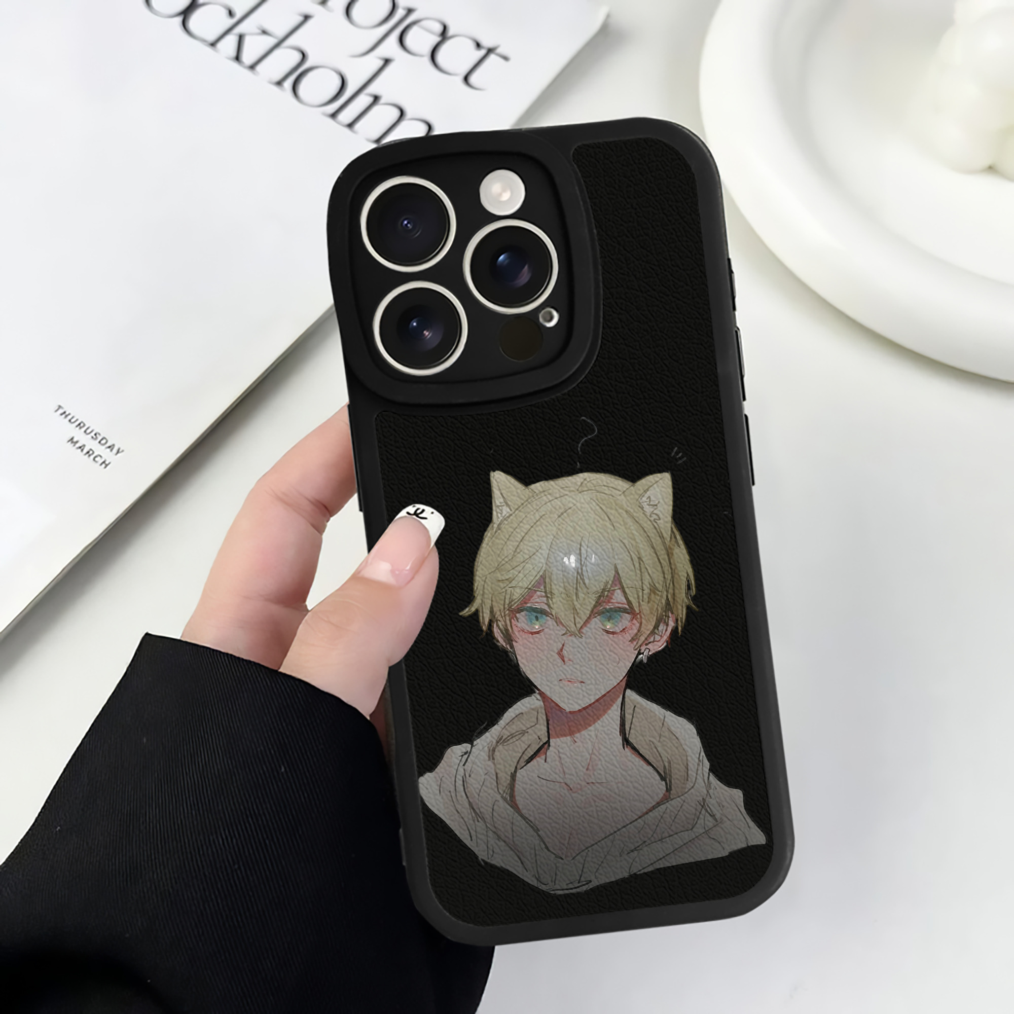 （画像用） 東京リベンジャーズ Tokyo Revengers 【iPhone 16シリーズ対応】シリコンスマホケース（レザー調） 材質：シリコン